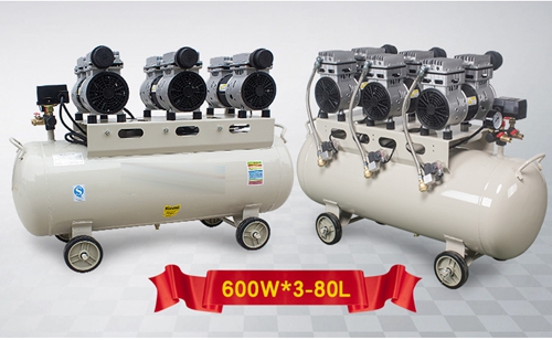 600W - application à la maison fonctionnante AC220V mini de l'air 30L de compresseur d'Oilless en bois muet à haute pression de conception de haute qualité