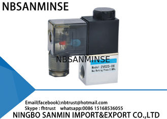 dc de la série 2V 12 commande directe de volt de la vanne électromagnétique 2 de position pneumatique de la manière 2/type action de guide