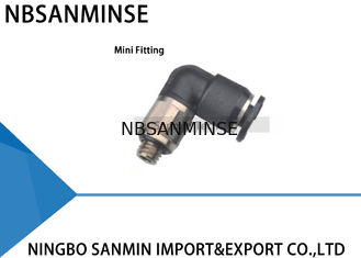 PL - One Touch de contrat de C adaptant l'enfoncer pneumatique en plastique de pièces de mini garnitures la ferrure de coude masculine d'air Sanmin