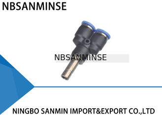 Enfoncer égal pneumatique d'One Touch de connecteur de tuyau de la pièce en t Y de manière de PYJ 3 les garnitures en plastique Sanmin de haute qualité d'air