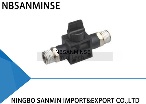 Fil pneumatique de main de valve de contrôle de flux de HVSS pour fileter l'enfoncer de connecteur 2Way/3 garnitures Sanmin de manière