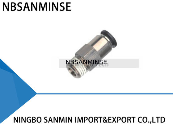 Enfoncer en laiton de fil d'Air One de clapet anti-retour de PCVC de manière non de valves pneumatiques de retour en adaptant Sanmin