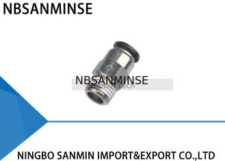 Enfoncer pneumatique de SPC le connecteur à obturation automatique Sanmin des syndicats droits d'air de garnitures de soupape d'arrêt