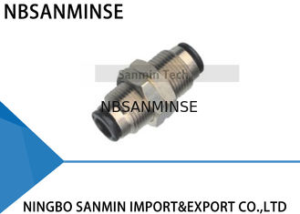 Enfoncer pneumatique d'air de PMP de tuyaux d'air de gaine plastique pneumatique en laiton de garnitures l'union convenable de cloison étanche
