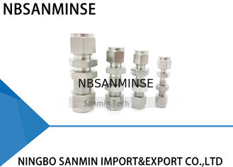Tuyauterie convenable pneumatique Sanmin de haute qualité convenable de l'acier inoxydable SS316L des syndicats de cloison étanche de BU