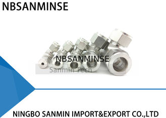 Garnitures de tube pneumatique de l'acier inoxydable SS316L de pièce en t des syndicats d'UT mettant d'aplomb Sanmin de haute qualité convenable