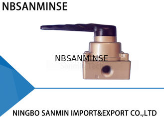 1/8 1/4 3/8 main mécanique pneumatique de dessin de valve commutant NBSANMINSE HV200-02 HV300-03 HV400-04