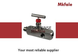 Multi - mettez en communication les valves de mesure d'acier inoxydable avec la valve à haute pression 3000PSI 6000PSI du joint ASME TNP de téflon