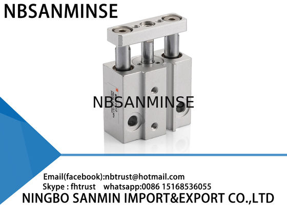 La double miniature temporaire a guidé le cylindre pneumatique vitesse de piston de 50 - 500 millimètres/s