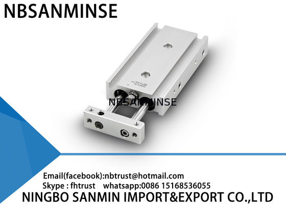 Type de base taille de double de Rod cylindre pneumatique fait sur commande d'air de trou de 6mm 10mm 15mm