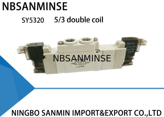 Mini position 5/2 5/3 antipoussière pneumatique de la vanne électromagnétique SY5000 220VAC