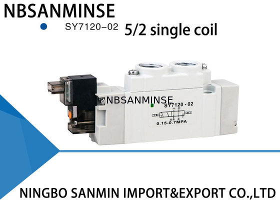 Fiabilité élevée individuellement montée petite Smc par tubulure de vanne électromagnétique de SY7000