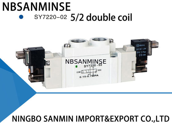 Fiabilité élevée individuellement montée petite Smc par tubulure de vanne électromagnétique de SY7000