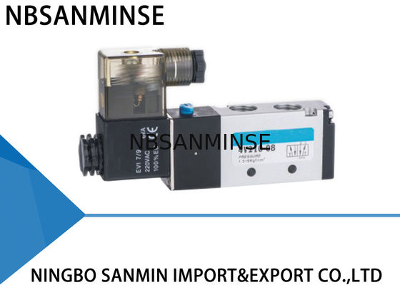 4V210 4V220 4V320   4V410 1/8" 1/4" machine pneumatique d'automation de valve de Polit d'air de vanne électromagnétique
