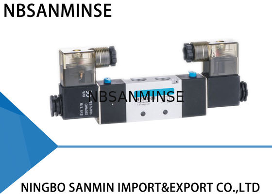 4V210 4V220 4V320   4V410 1/8" 1/4" machine pneumatique d'automation de valve de Polit d'air de vanne électromagnétique
