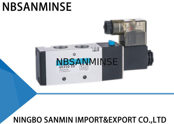 Soupape de commande directionnelle d'air pneumatique à haute pression de vanne électromagnétique 4V 300 séries