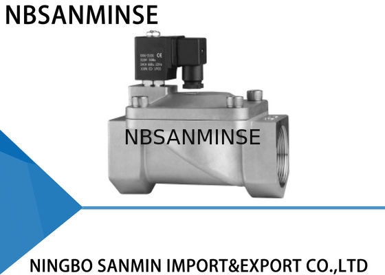 Acier inoxydable normalement ouvert 304/316 de vanne électromagnétique du grand diamètre P7
