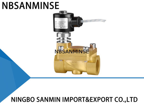 La température haute-basse normalement fermée en laiton de vanne électromagnétique de vapeur liquide de CO2