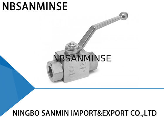 Manière hydraulique à haute pression du robinet à tournant sphérique d'acier inoxydable 2 1/8" - 2" industrie de série de KBH MKH pour le gaz de pétrole de l'eau
