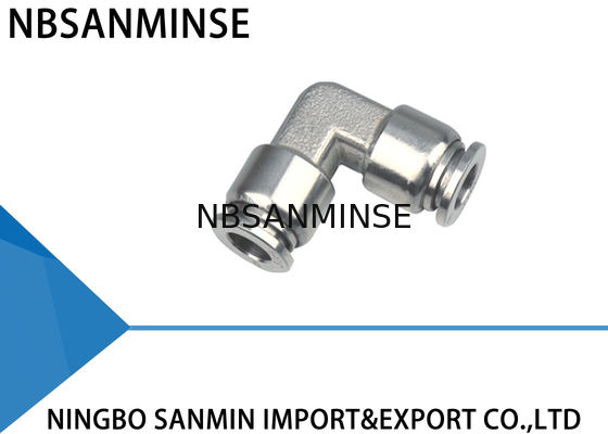Garnitures d'air d'acier inoxydable de coude de SSV, garnitures pneumatiques d'acier inoxydable