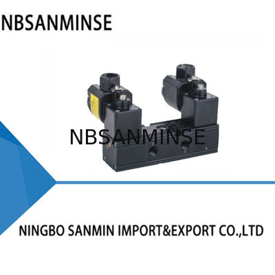 Type anti-déflagrant vanne électromagnétique de plaque à tuyaux de SANMIN pneumatique du joint 0.15-0.8Mpa DC24V 3.5W de la bobine 70°C NBR de double