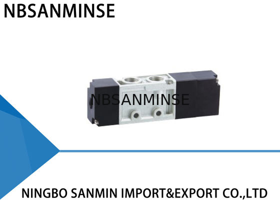 Port G1/4" de St cinq vanne électromagnétique de tuyau de fil, soupape de commande directionnelle pneumatique