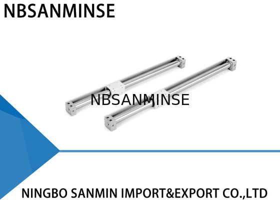 Cylindre par magnétisme couplé de Rodless/type de base cylindre pneumatique magnétique