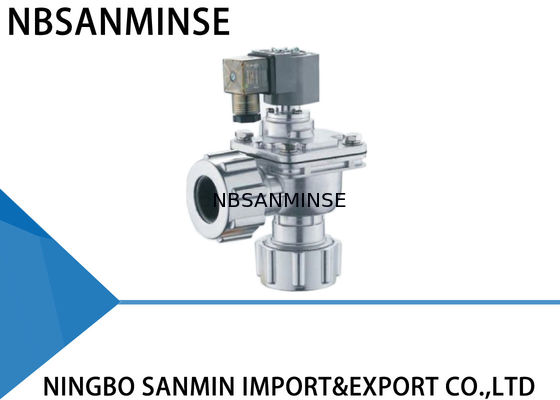 Haute performance pneumatique de valve d'impulsion de Sanmin avec la valve anti-poussière de type de connexion de tuyau de corps moulé sous pression par ADC12