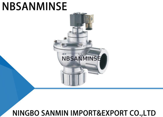 Haute performance pneumatique de valve d'impulsion de Sanmin avec la valve anti-poussière de type de connexion de tuyau de corps moulé sous pression par ADC12