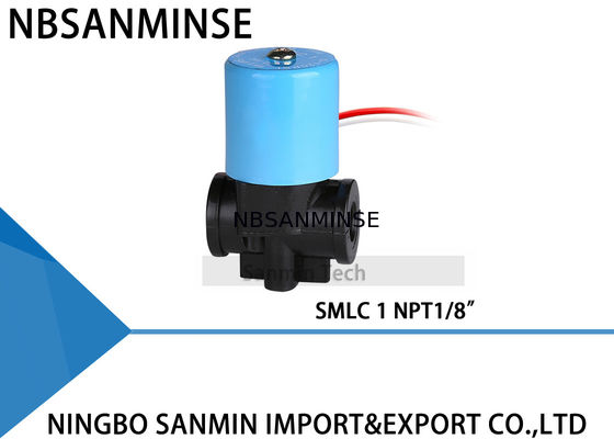Longueur en plastique d'avance du corps de valve de manière normalement fermée en laiton en plastique de vanne électromagnétique 2 30cm