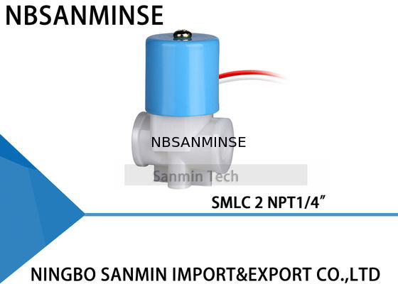 Longueur en plastique d'avance du corps de valve de manière normalement fermée en laiton en plastique de vanne électromagnétique 2 30cm