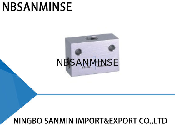 Soupape de refoulement pneumatique en aluminium mécanique pneumatique pneumatique de basse pression de soupape à air de clapet-navette de St