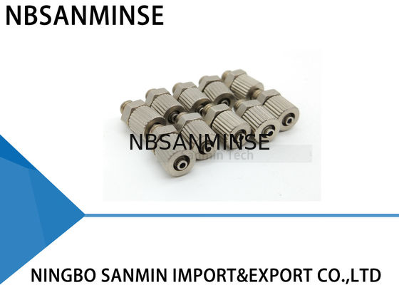 Composants pneumatiques Sanmin droit de pièces de polyuréthane de contact du comité technique deux d'air en nylon convenable de tube