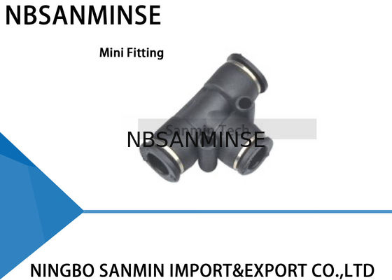 PE - One Touch de contrat de C adaptant de mini garnitures pneumatiques d'air, poussée pour relier des garnitures