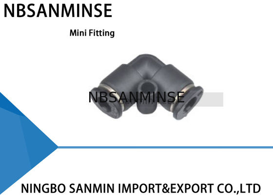 Picovolte - L'One Touch de contrat de C adaptant l'air rapide de mini de garnitures de tube des syndicats de coude connecteur d'air pneumatique relient Sanmin