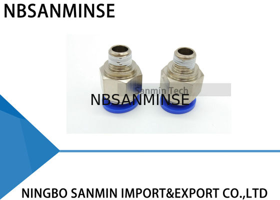 Enfoncer pneumatique de tube de PC le connecteur en plastique convenable droit masculin Sanmin d'air pneumatique