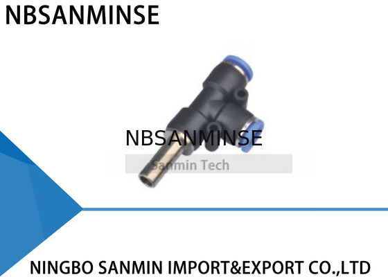 Enfoncer pneumatique de pièce en t de course de branche de connecteur de tuyau de PDJ les garnitures rapides Sanmin de haute qualité d'air d'One Touch