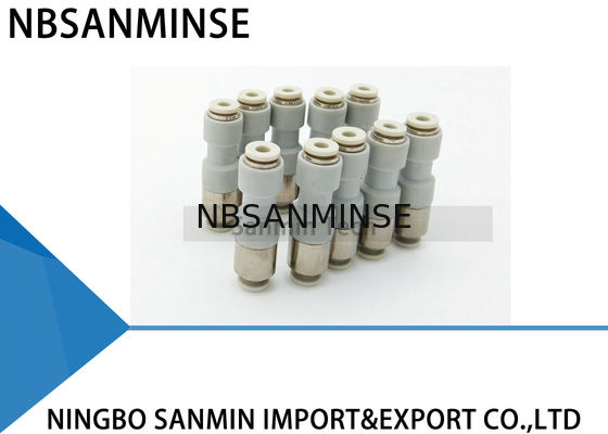 Rapides pneumatiques de PCVU branchent le connecteur intégré Sanmin d'One Touch de compresseur d'air de garnitures des syndicats de clapet anti-retour