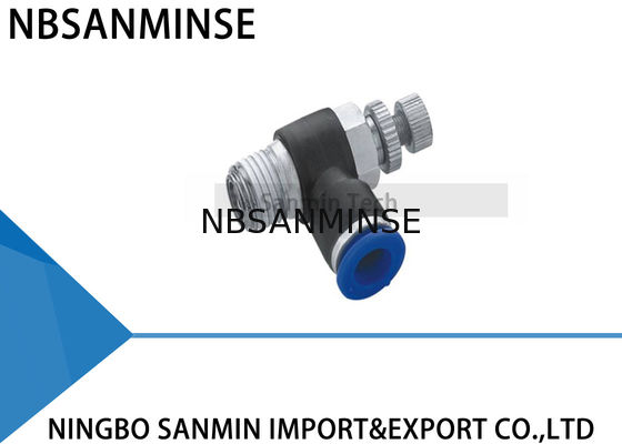 Connecteur rapide Sanmin de coude de JSC de tube de tuyau d'air de tuyau de composants pneumatiques de montage