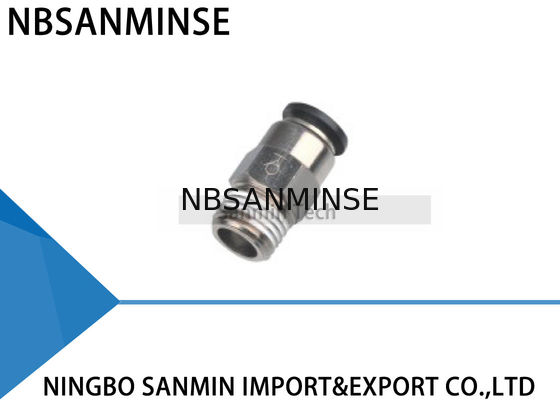 Enfoncer pneumatique de SPC le connecteur à obturation automatique Sanmin des syndicats droits d'air de garnitures de soupape d'arrêt