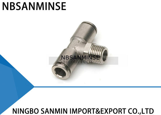 MPT tous Metal le montage en laiton pneumatique d'air de garnitures de branche d'air masculin pneumatique de pièce en t