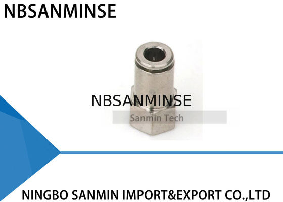 MPUL tout le connecteur droit femelle de tuyau d'air de tube de garnitures pneumatiques d'air de garnitures en métal