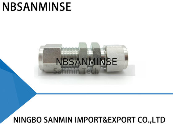 Tuyauterie convenable pneumatique Sanmin de haute qualité convenable de l'acier inoxydable SS316L des syndicats de cloison étanche de BU