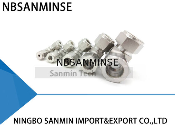 Garnitures de tube pneumatique de l'acier inoxydable SS316L de pièce en t des syndicats d'UT mettant d'aplomb Sanmin de haute qualité convenable