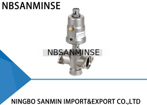 Type divers d'une manière pneumatique actionné JDF1300 de valve d'angle de valve à trois voies de Seat