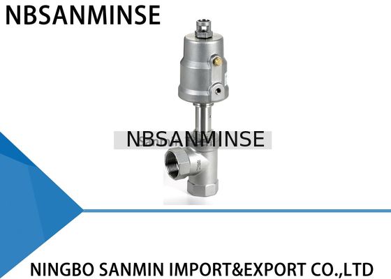 Soupape de vidange pneumatique de la valve solides solubles 304 pneumatiques de Seat de l'angle JDF1400/JDF1500