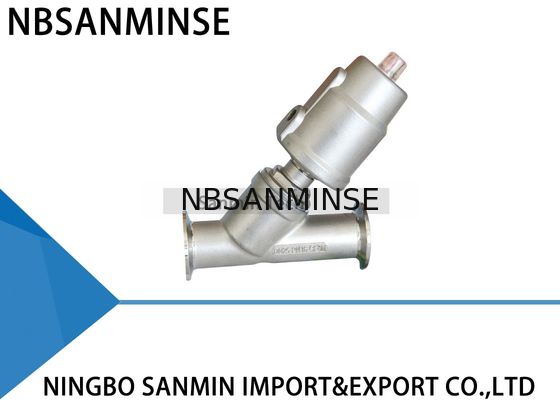 Type pneumatique soupape de commande d'angle de valve de Seat d'angle fileté par JDF700