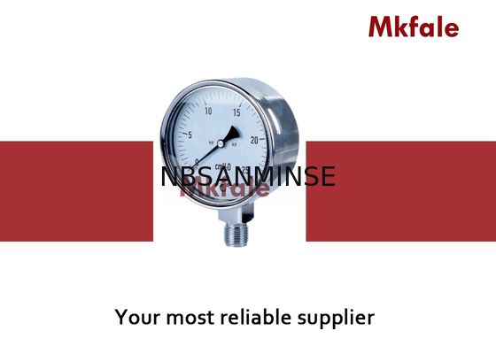 Indicateur de pression liquide hydraulique d'acier inoxydable d'indicateur de pression SMCBS sur la ligne non-corrosive