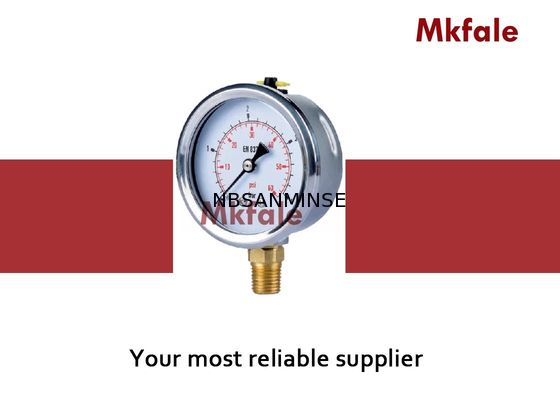 Indicateur de pression liquide de connexion d'une seule pièce de SM1SP avec le cas serti par replis