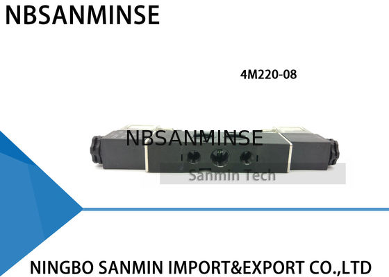 Type vanne électromagnétique de tubulure de NBSANMINSE 4M pneumatique simple/valve pneumatique bobine de double